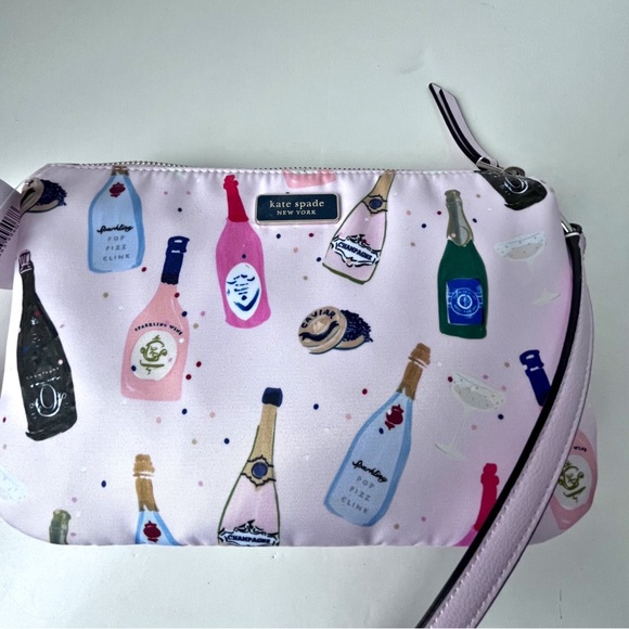 New kate spade New York Dawn Champagne Pink Crossbody Bag Purse - Picture 4 of 13